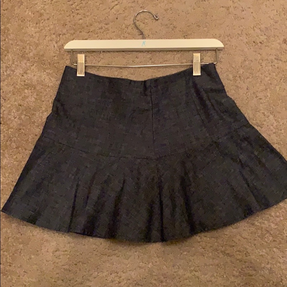 Mini denim skirt